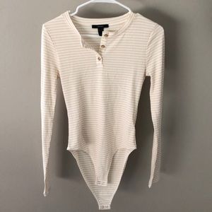 Forever 21 ribbed bodysuit